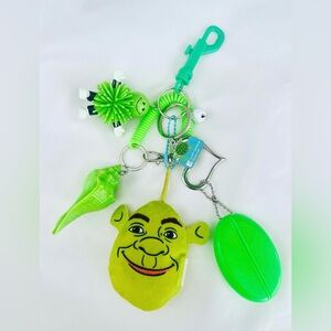 90s Y2K Shrek Nostalgia Key Chain Bag Charm